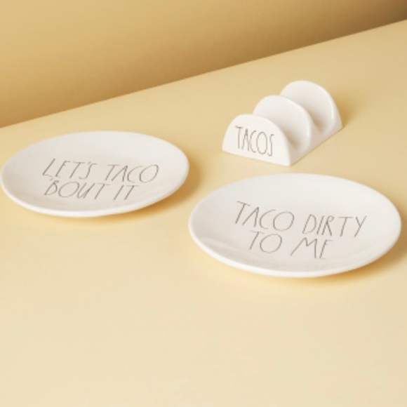 3 piece 🌮 holder and plate set - Picture 2 of 2
